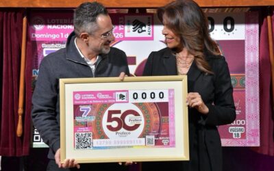Con «cachito», Lotería Nacional destaca cinco décadas de trabajo de Profeco