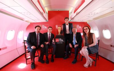 ¡Ya esta en México la Copa del Mundial!