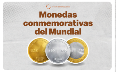 Senado aprueba monedas conmemorativas para el Mundial
