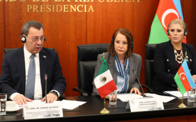 Insta presidenta del Senado a fortalecer relaciones México-Azerbaiyán