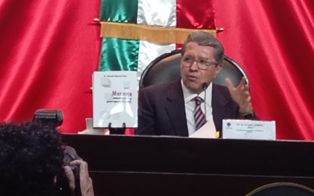 Presenta Monreal libro: “Morena, historia y perspectivas” 