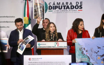 Condenan diputados del PRI-sureste ecocidio por derrame de petróleo en el Golfo