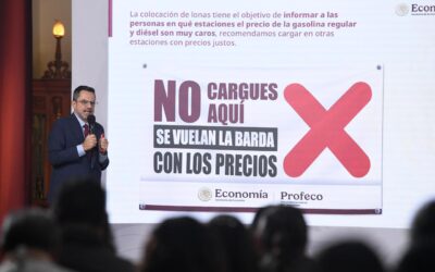 Profeco colocará lonas en gasolineras con precios caros