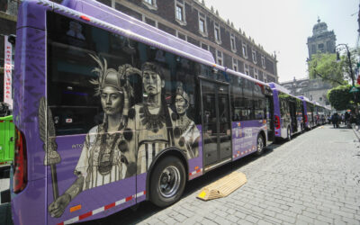 Presentan Ruta de las Heroínas Indígenas del Centrobús