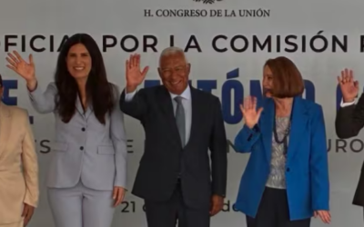 Reciben en Senado al presidente del Consejo Europeo, António Costa