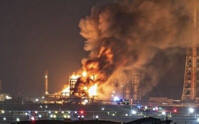 Explosión e incendio en refinería de Salina Cruz, Oaxaca: hay 6 lesionados