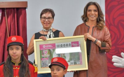 Celebran 26 aniversario de Conanp con «cachito» de Lotería Nacional