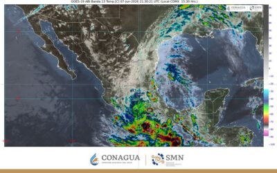Depresión tropical Dos-E se localizó frente a las costas de Guerrero