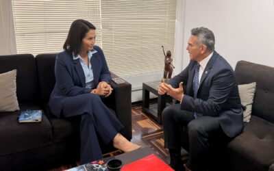 Se reúne Alito con presidenta electa de Perú