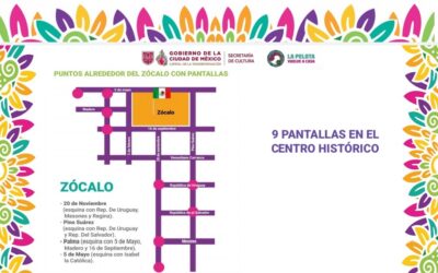 Instalarán 39 pantallas del Zócalo a la Diana para el México vs Ecuador