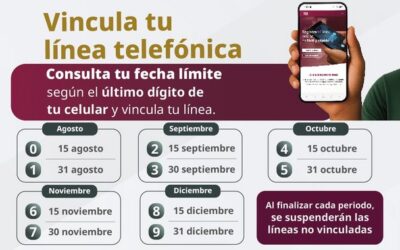 Amplían plazo para registro de líneas de celulares
