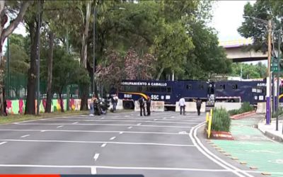 Avanza CNTE al Estadio CDMX previo al Uzbekistán-Colombia