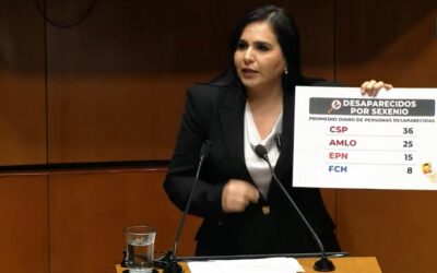 Exige senadora Mayuli dejar de disfrazar cifras de seguridad