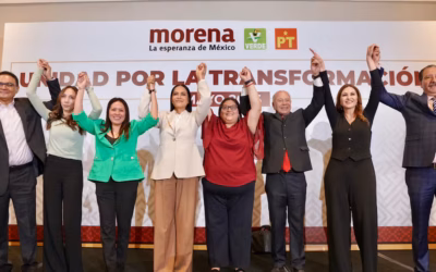 Van juntos  el Verde, PT y Morena en alianza al 2027