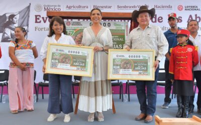 Conmemoran el Día Nacional de las Abejas con billete de Lotería