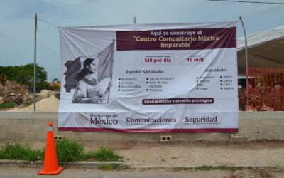 Inicia construcción de centros comunitarios «México Imparable»