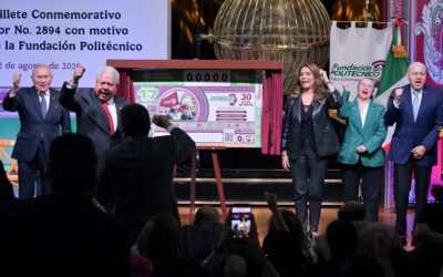 Dedica Lotería Nacional a IPN billete por 30 aniversario