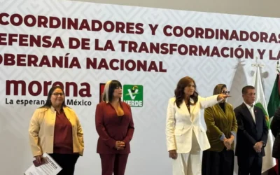Morena, PT y Partido Verde designan coordinadores estatales rumbo al 2027