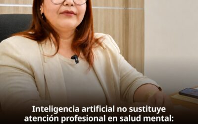 IA no sustituye atención profesional en salud mental: Conasama