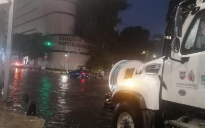 Atiende Gobierno capitalino afectaciones por fuertes lluvias
