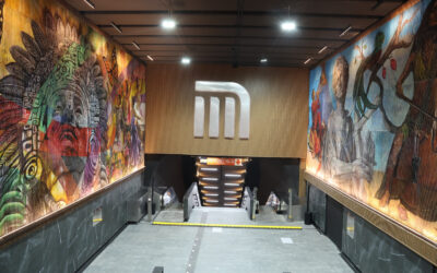 Récord Guinness avala Mural Holográfico en Metro Auditorio como el más grande del Mundo