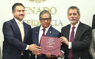Recibe Senado de la República el Paquete Económico 2027