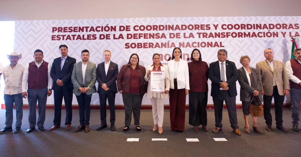 Morena designa a a sus coordinadores en SLP, Tlaxcala y NL