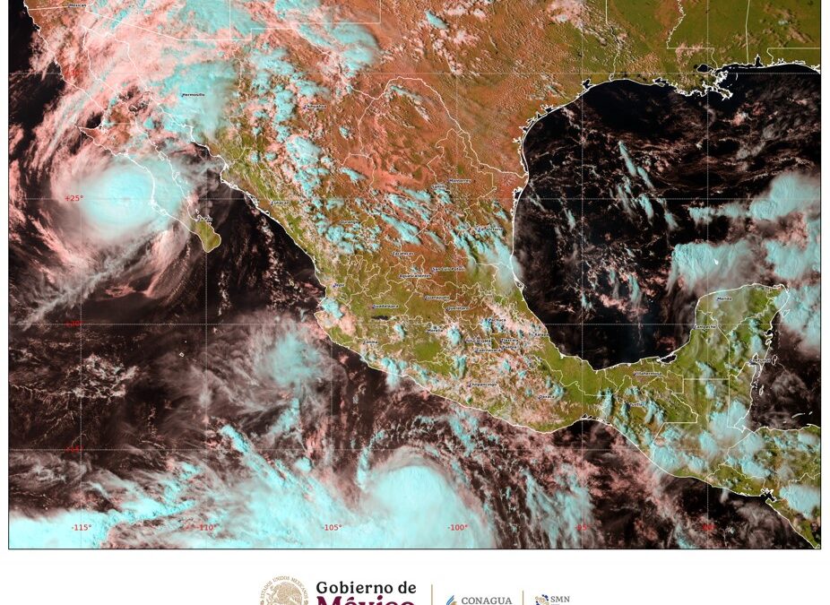 Se prevé que huracán Polo impacte durante la tarde o noche de hoy en BCS