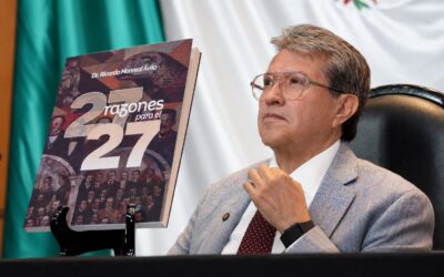 Monreal presenta su libro “27 razones para el 2027”