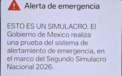 En punto de las 12 horas sonó la alerta sísmica en celulares y bocinas de la ciudad