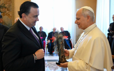 Se reúne Presidente de COPARMEX, Juan José Sierra con el Papa León XIV