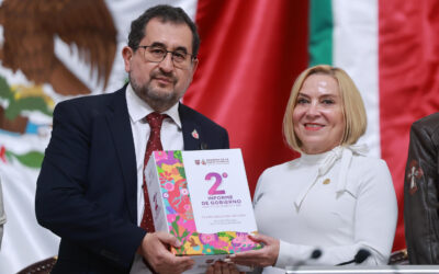 Entregan al Congreso de la CDMX, 2o. Informe de Brugada