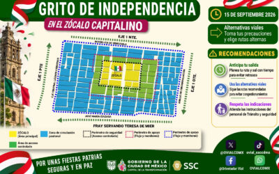 Más de 13 mil elementos brindarán seguridad en El Grito y Desfile Militar