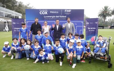 Fundación Cox presenta iniciativa La energía del Fútbol y anuncia inversión 275 mdp