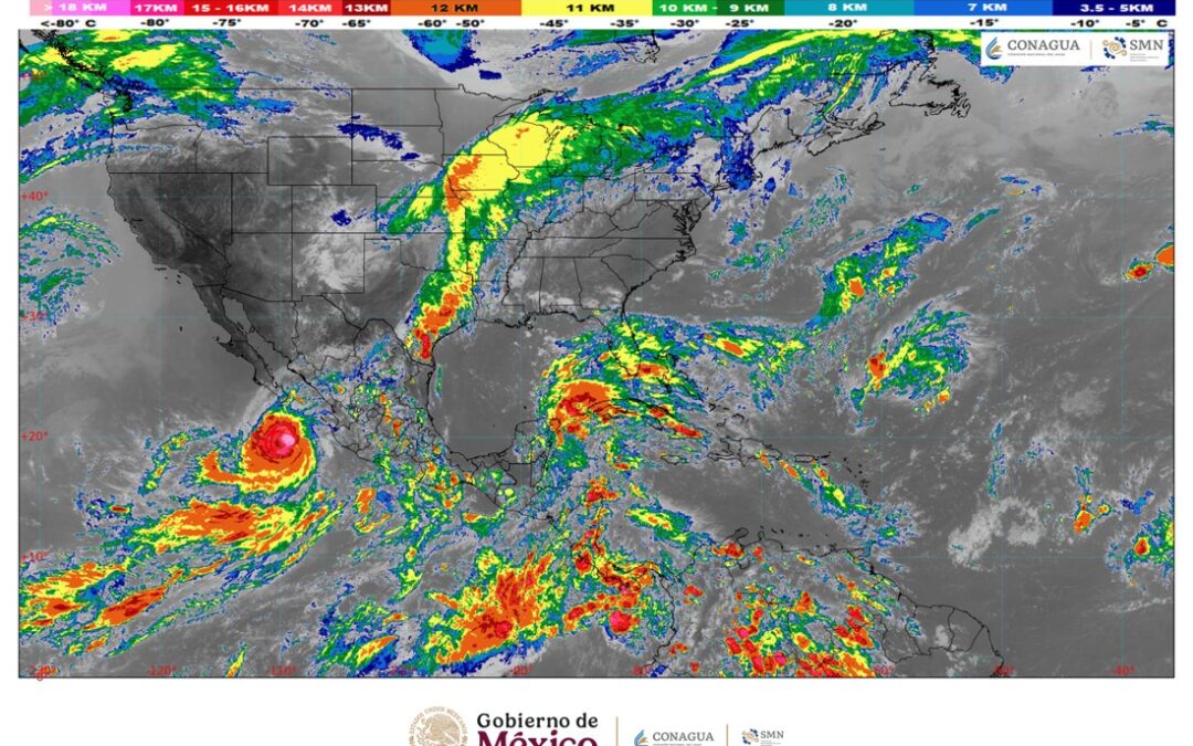 Rachel, huracán categoría 3, se ubica al sur de Baja California Sur