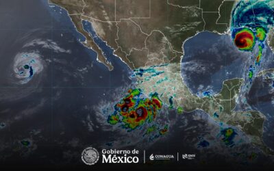 Huracán Simon se localiza a 335 km al sur de Manzanillo, Colima