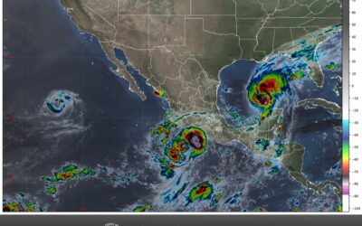 Tormenta tropical Simon permanece frente a costas del Pacífico mexicano