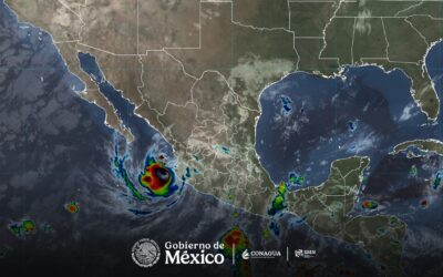 huracán Simon se localiza a 80 km de Cabo Corrientes, Jalisco