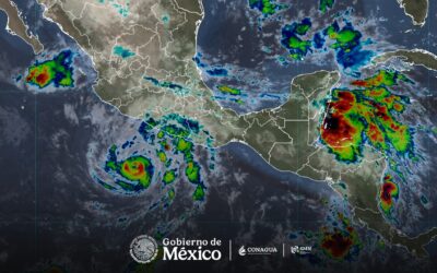 Por Huracán Trudy lluvias intensas en Guerrero y Oaxaca