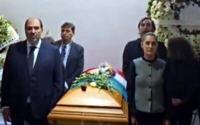 Presidenta Sheinbaum, legisladores, funcionarios y políticos despiden a Cárdenas
