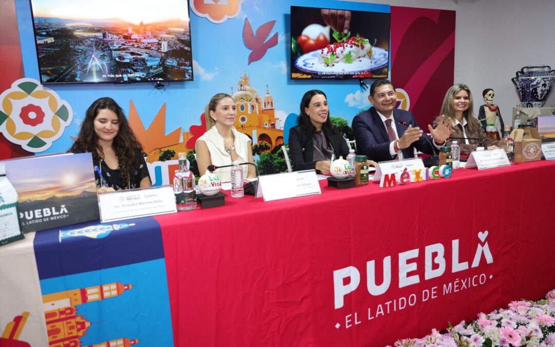 Puebla fortalece su promoción turística con presencia en Punto México y Palacio Postal